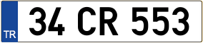 Truck License Plate